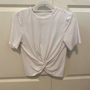 White lululemon shirt